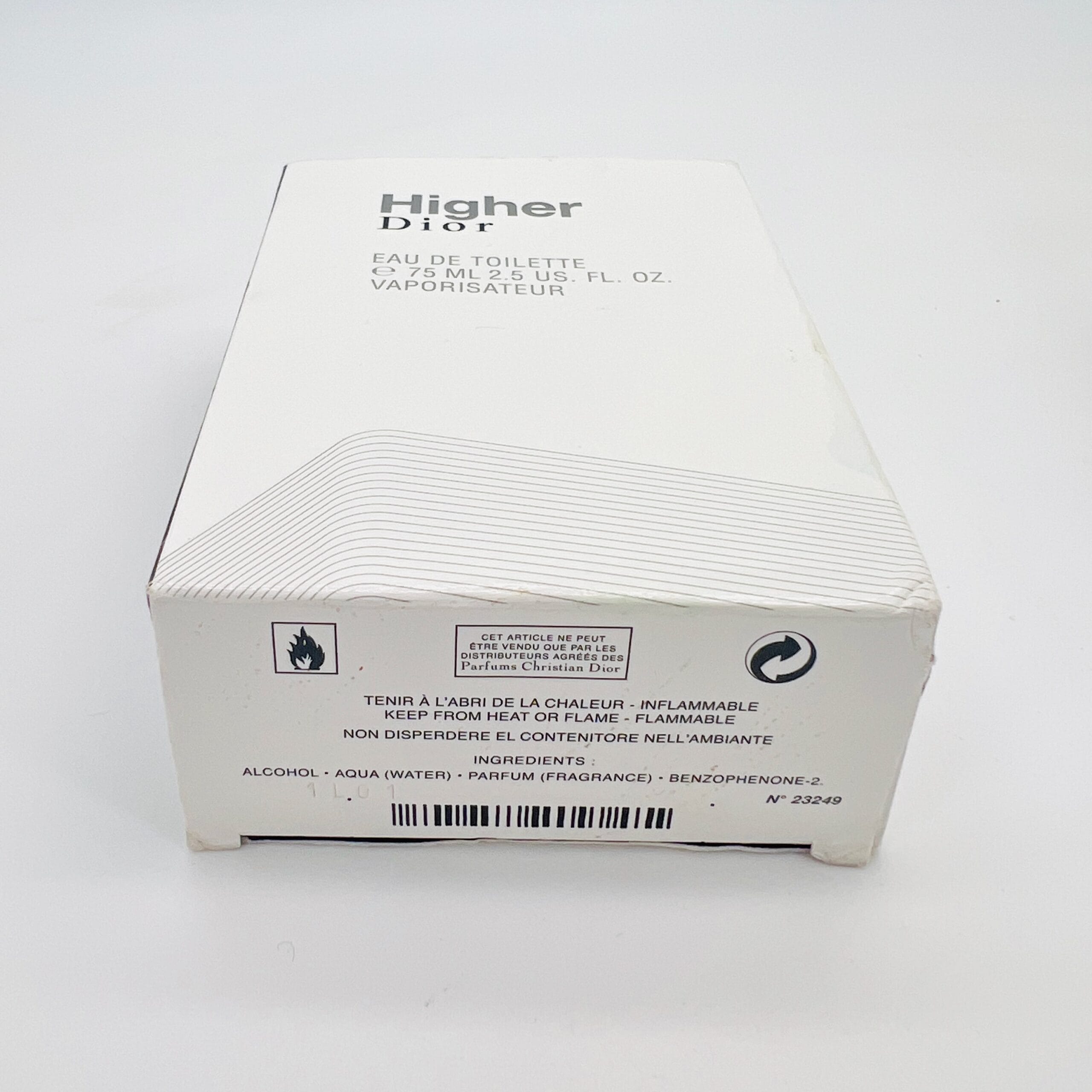 Boxed Partial Dior Higher Eau de Toilette 75ml Spray - Image 6
