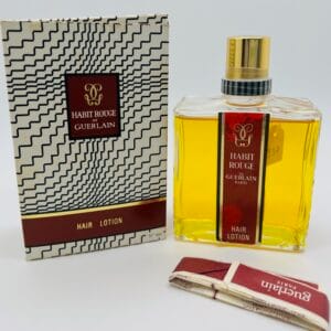 New & Boxed Guerlain Habit Rouge Hair Lotion 200ml Splash